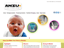 Tablet Screenshot of anzutech.com